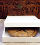 Designer made Wooden Wall Clock with a Burr Ash Dial and Inlaid Brown Oak Bezel - Image 10