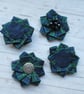 Cute Tartan Ruffle Hair Clips Plaid Ribbon Ruffle - Mixed Colours - Image 9