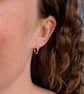 Sterling Silver Small Smooth Hoop Earrings – JBJ1105 - Image 3
