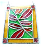 Autumn Leaves Stained Glass Picture Suncatcher Handmade - Image 4