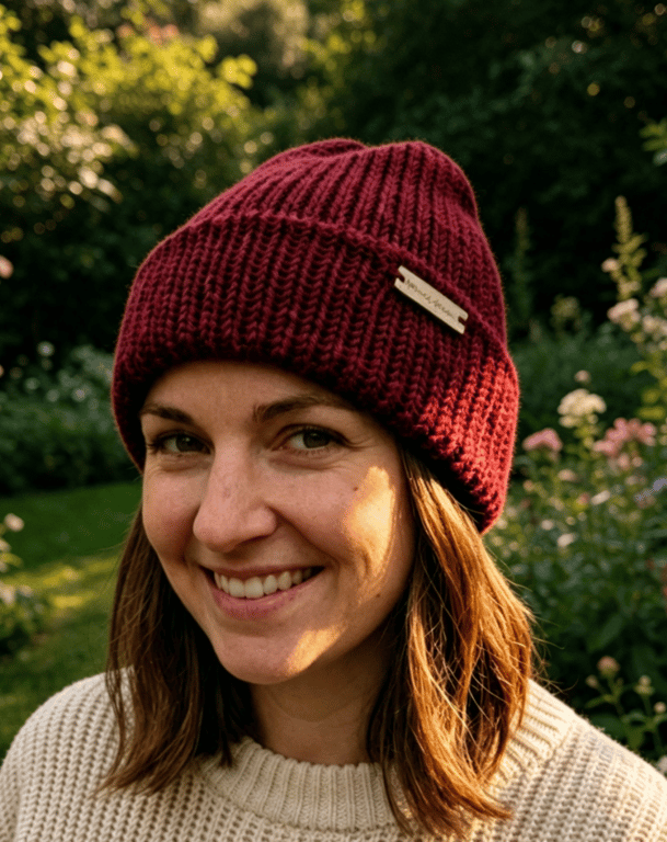Gorgeously Warm 100% British Wool Beanie 