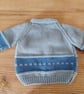 Handmade baby cardigan and hat set. - Image 3