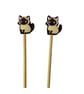Stitch stoppers for knitting needles in cat breed shapes , silicone - Image 4