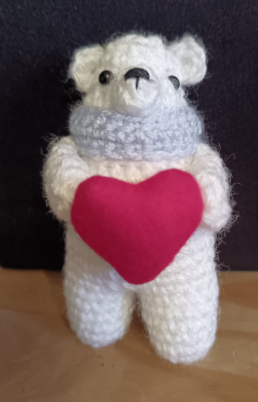 Crochet polar bear