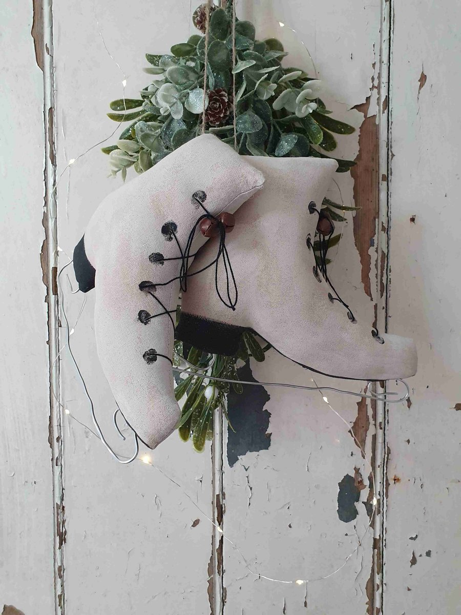 Primitive Style Ice Skates hanger