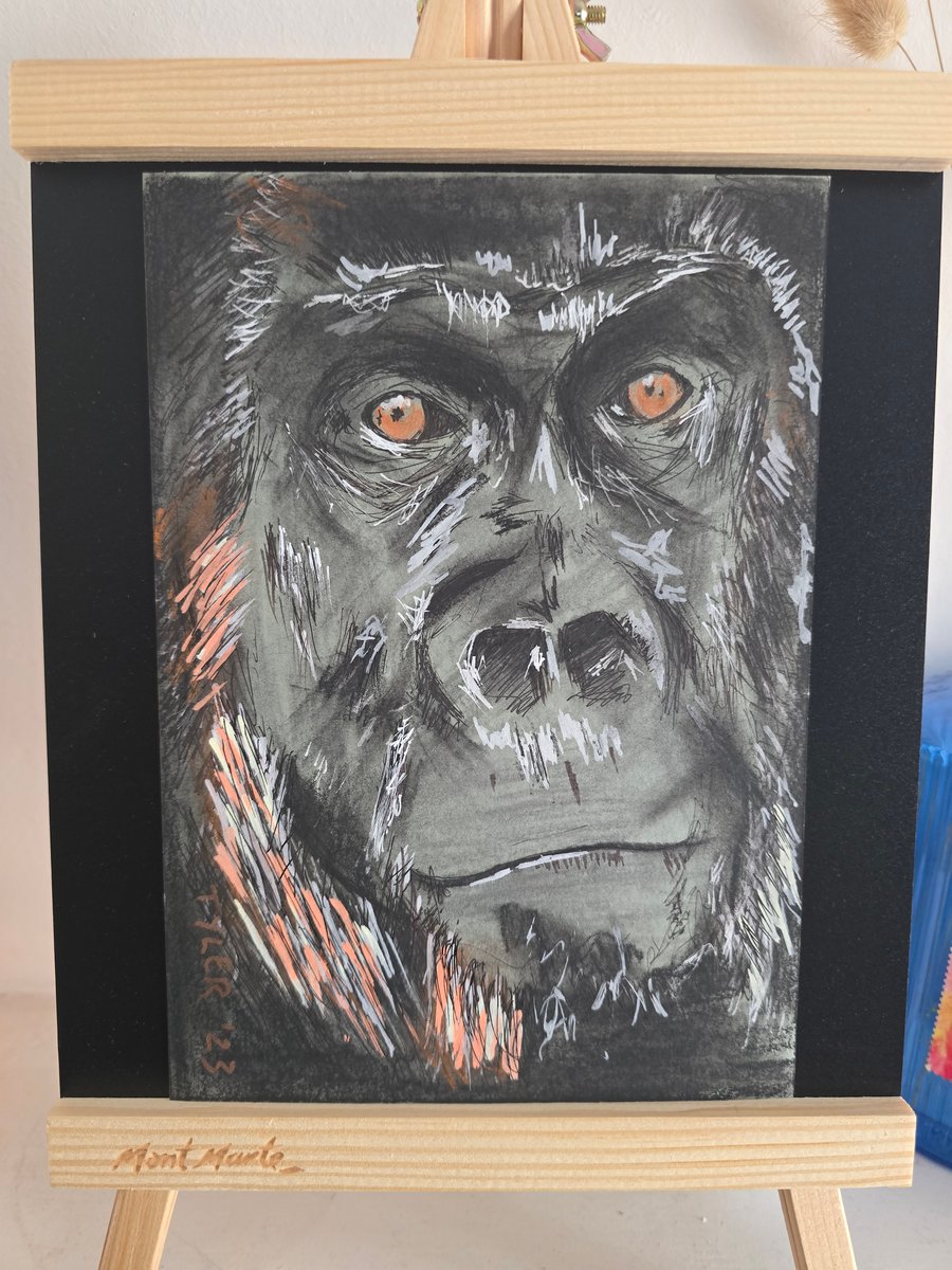 The Silent King on A5 paper 