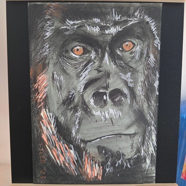 The Silent King on A5 paper 