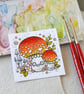 mushroom month - day 3 - original twinchie illustration - Image 1