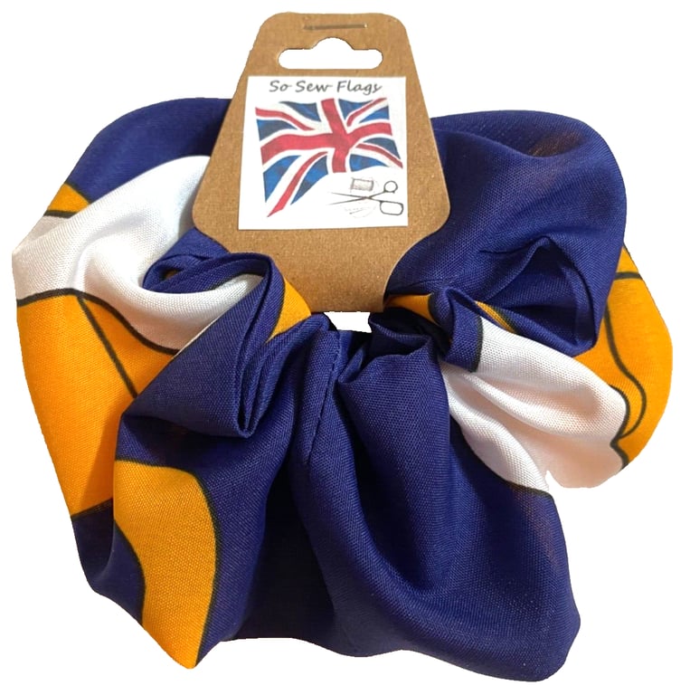 Beer Ale Pub Flag Hair Scrunchie Scrunchies Accessory Band Elastic