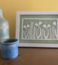 Snowdrops in Spring papercut - Image 1