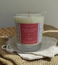 Peony Blush & Suede vegan soy wax candle