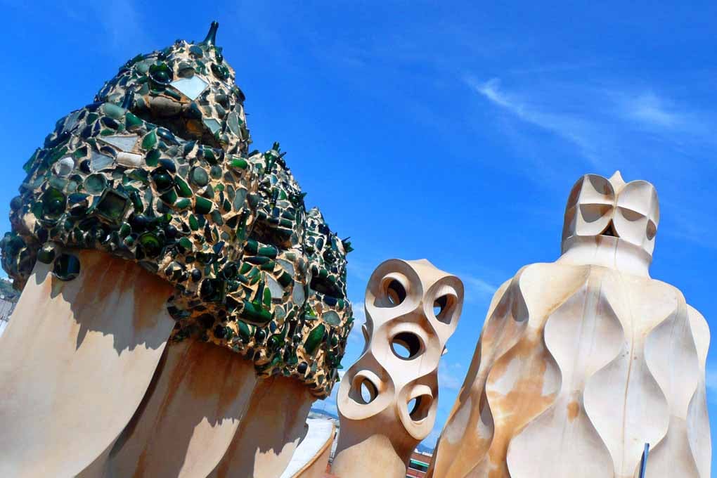 Casa Mila La Pedrera Barcelona Spain 18"x12" Print