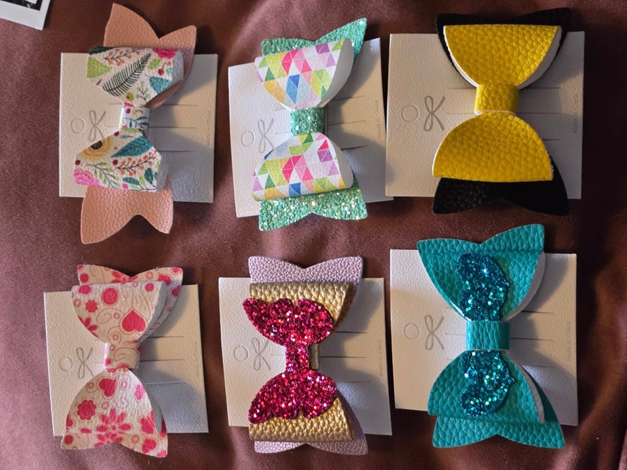Handmade Hair Bow - Lucky Dip Surprise Colour and Pattern!