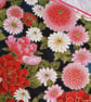 Pink & Green Floral Zip Top Storage Bag, Make Up Bag, Pencil Case - Image 4