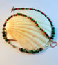 Moss Agate & Red Jasper Necklace, Birthday, Anniversary, Gifts For Her - Image 6