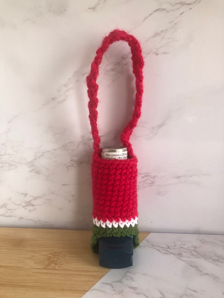 Crochet Inhaler Cosy