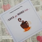 Valentines card with a cheeky message