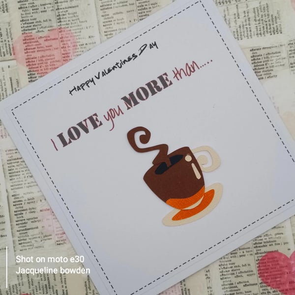 Valentines card with a cheeky message