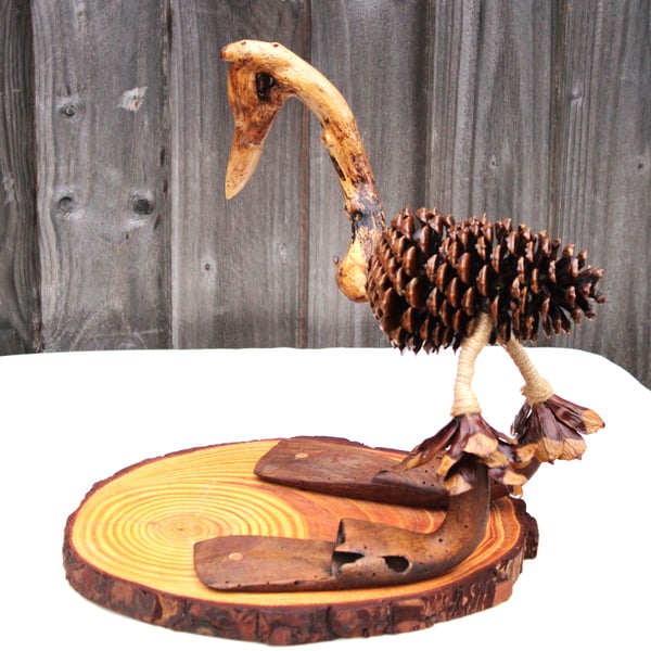 Bird Sculpture, Vintage Harvesting Guards from 1930, Vintage and Nature Inspired
