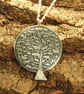 Sterling silver tree of life pendant