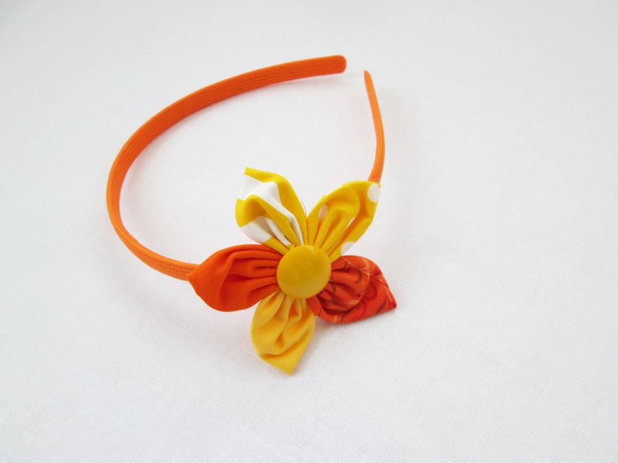 Flower hair band