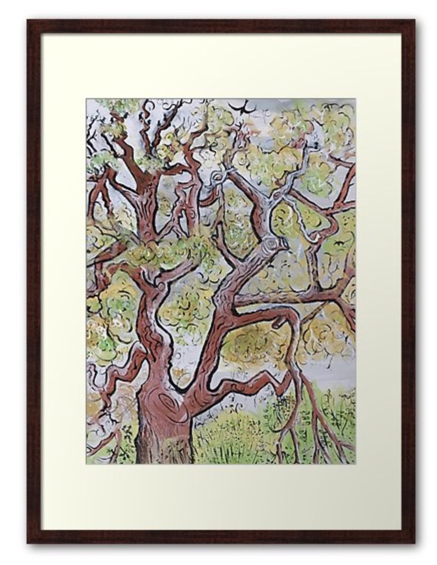 Framed Print Wall Art Taken From The Original Oil Painting ‘Spreading Branches’