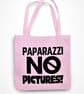 Paparazzi No Pictures Tote Bag Funny Sassy Famous Celebrity Joke Eco Friendly - Image 4
