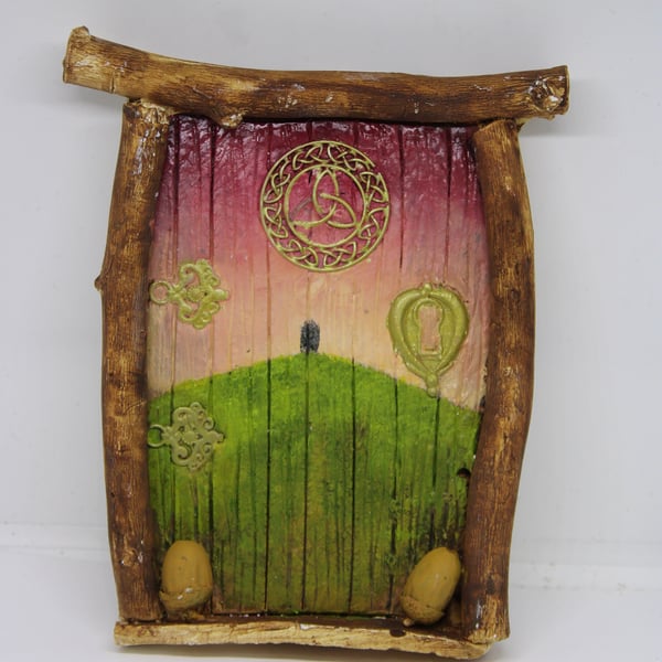 Glastonbury tor  fairy door