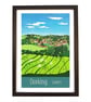 Dorking travel poster print by Susie West - Image 1