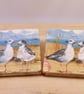 Marble 'Seagull' Coasters - Image 1