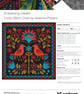 311A - Emberwing Garden, Birds, Flowers cross stitch Pattern DARK (PDF Chart) - Image 4