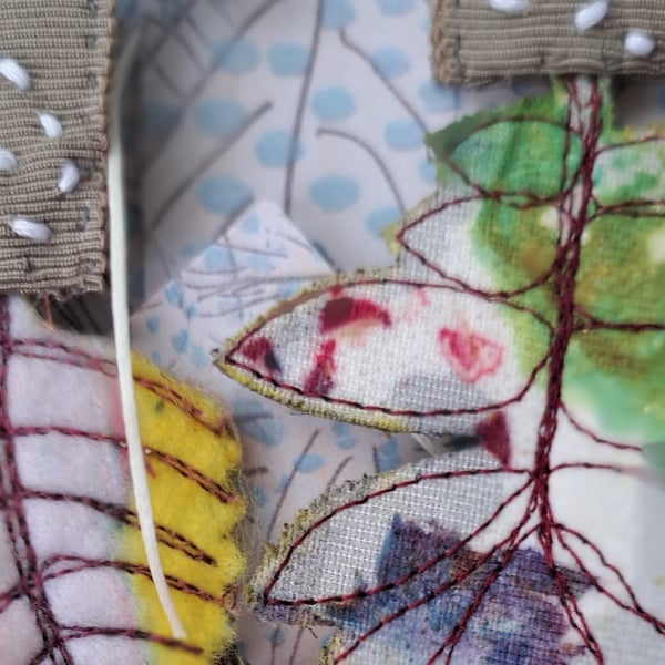 Custom Order, Textile Brooch