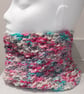 Handknit Hand dyed Chunky Wool Circular Neckwarmer - Image 1