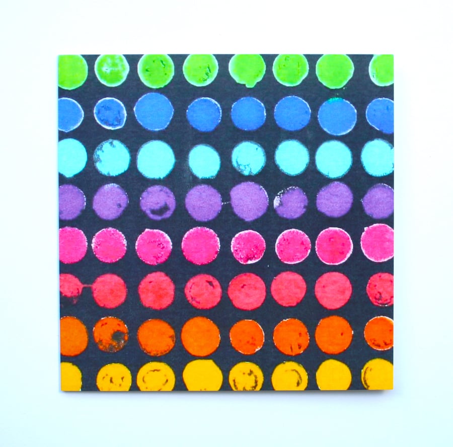 DOTTY CARDS-SINGLE BLANK GREETINGS CARD