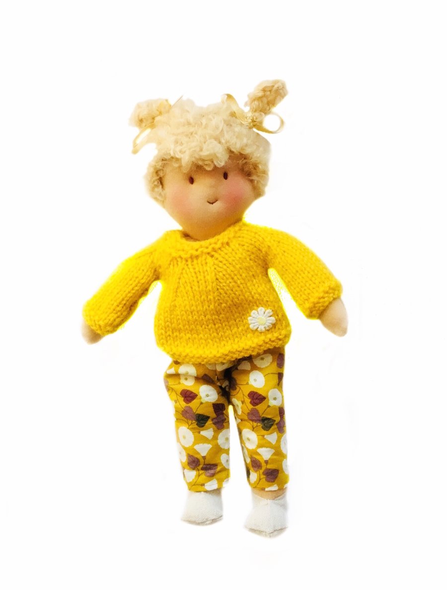 Amber Rag Doll - reserved for Jane