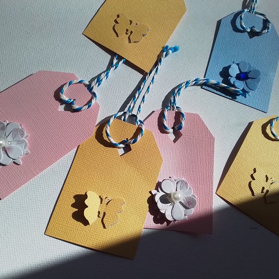 Gift tags. Set of 6 tags. Tags for any occasion. Ref 167. Perfectly imperfect 