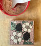 Mosaic Floral Art - Blackberry Mosaic Wall Plaque in Pastel Pink - Image 10