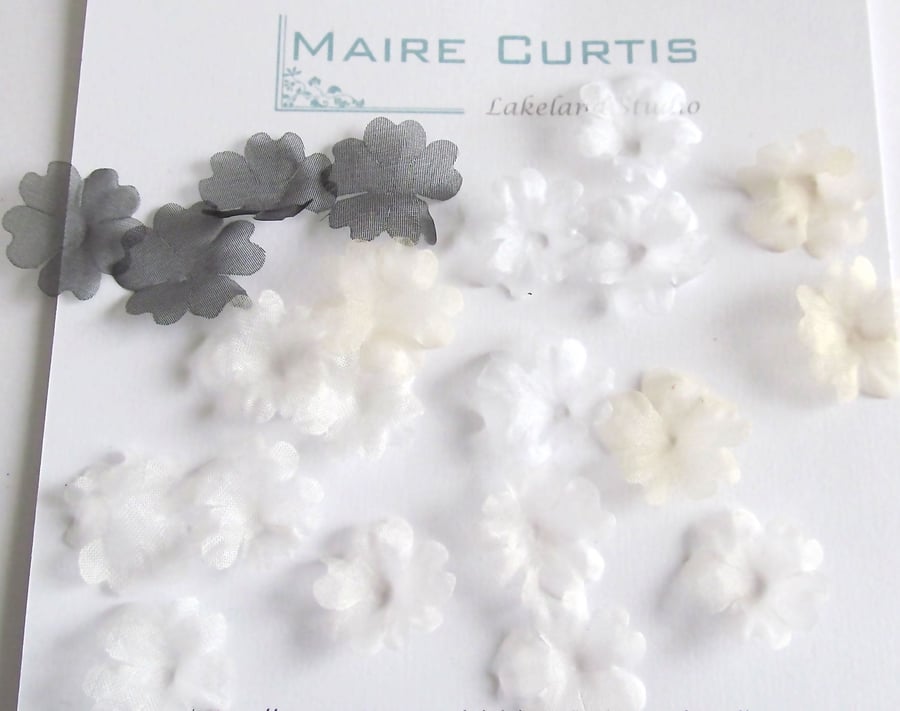 Hand Crafted Silk organza Cherry Blossom Flowers