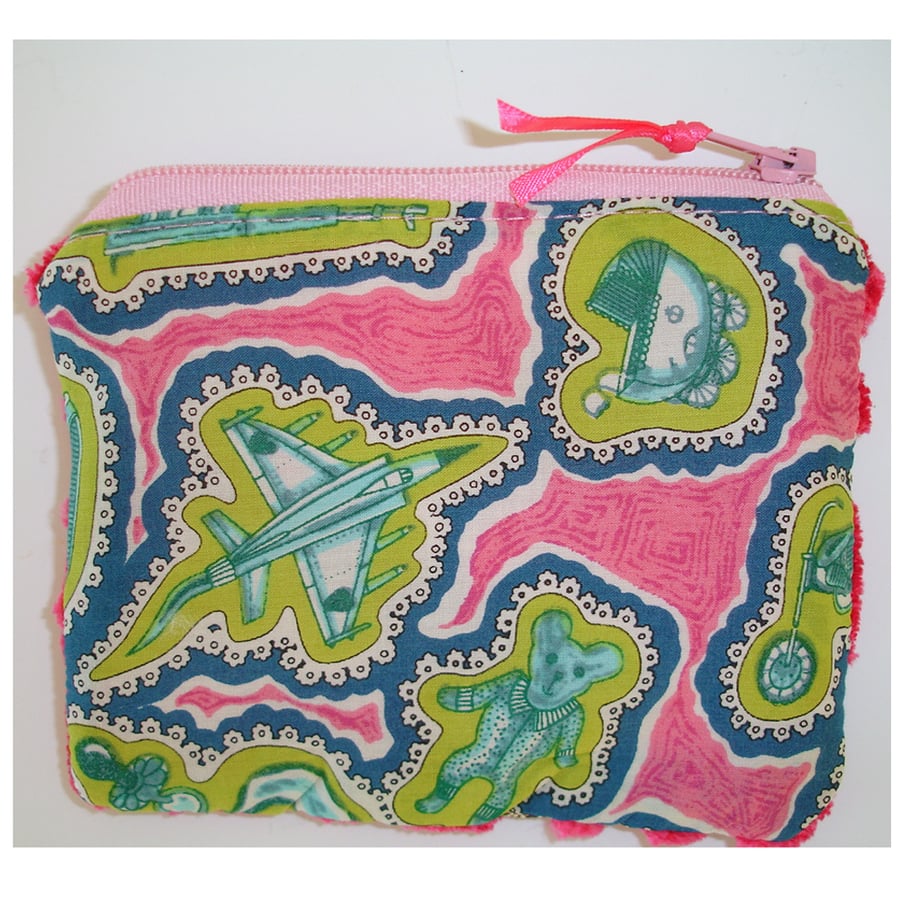 Grayson Perry Sissy Pink Purse Emo VERY RARE Liberty Fabric