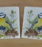 Marble 'Blue Tit' Coasters - Image 1