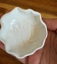 Handmade White cow parsley trinket dish - Image 3