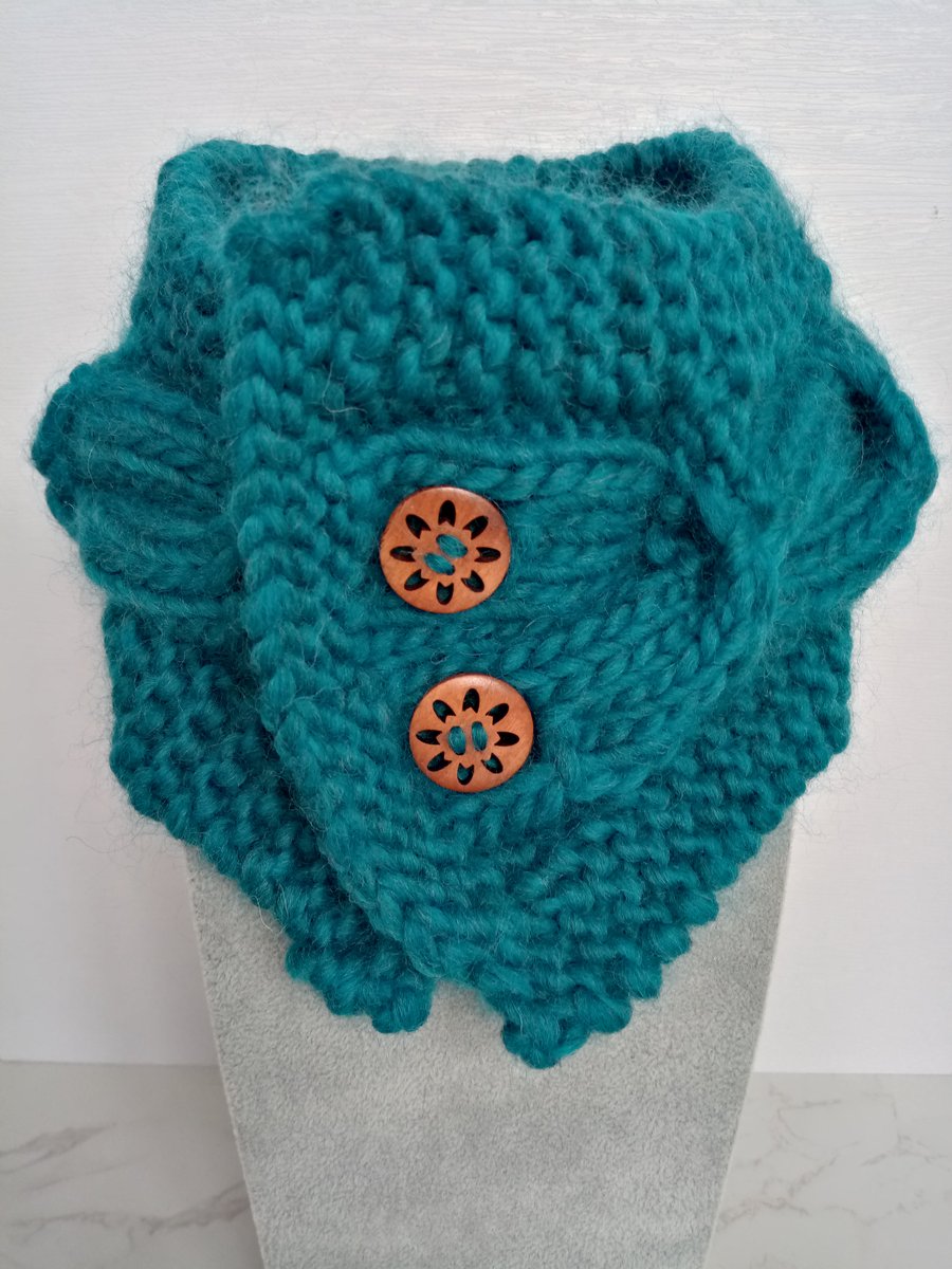 Cable Knit Neck Warmer The Chunky Collection 100% pure wool