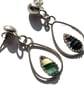 Surfite Earrings Fine & Sterling Silver Teardrop Blue Seaglass Jewellery Gift - Image 3
