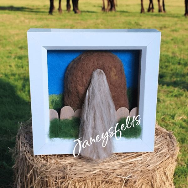 Horse bottom portrait