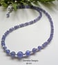 Designer 'A'A Grade 85ct Tanzanite Sterling Silver Necklace  - Image 4