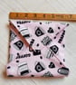 Reusable, plastic free Sandwich Wrappers: barista pink - Image 4
