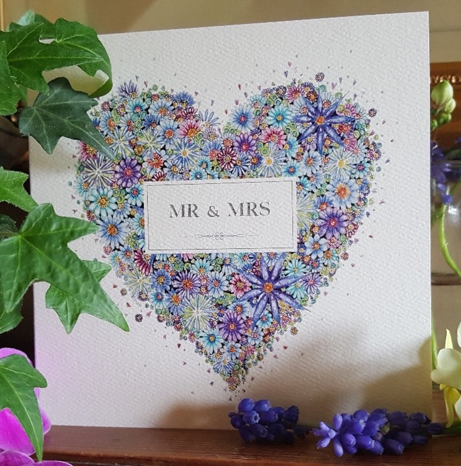 ‘Mr & Mrs’ Wedding Day card
