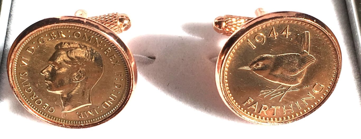 Coins in Cufflinks