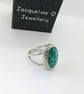 Amazonite statement Ring Sterling Silver size W - Image 5