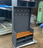 Bespoke hall Coat unit with over head storage  - Image 4